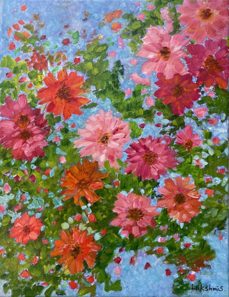 lakshmi shankarreddy artist painting spring