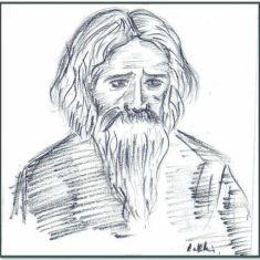Wisdom - intellect -study sketch on paper - lakshmi Shankarreddy - artist- San Francisco Bayarea